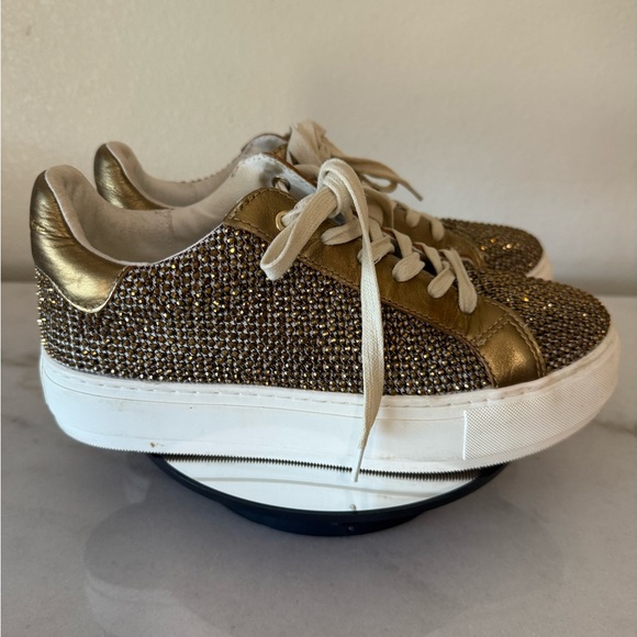 Kurt Geiger Beige and Dark Beige Sneakers Box - Picture 8 of 12